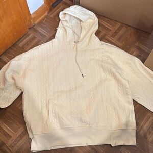 Women’s Beige Sweater Hoodie